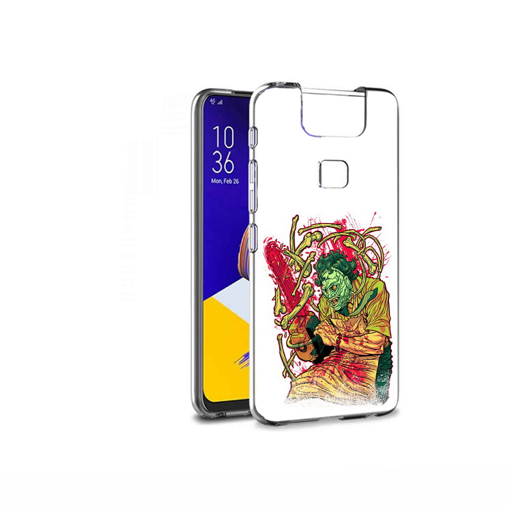 

Чехол MyPads Tocco для Asus ZenFone 6 (ZS630KL) яркий мясник, Прозрачный, Tocco