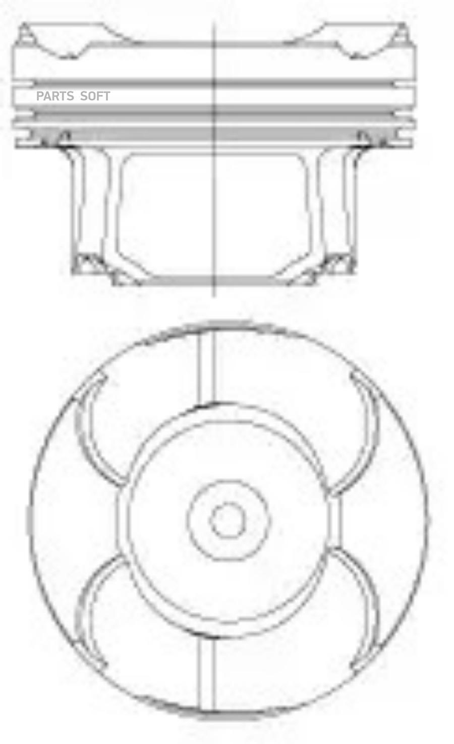 

Поршень BMW 2.0 N20 d84 1шт