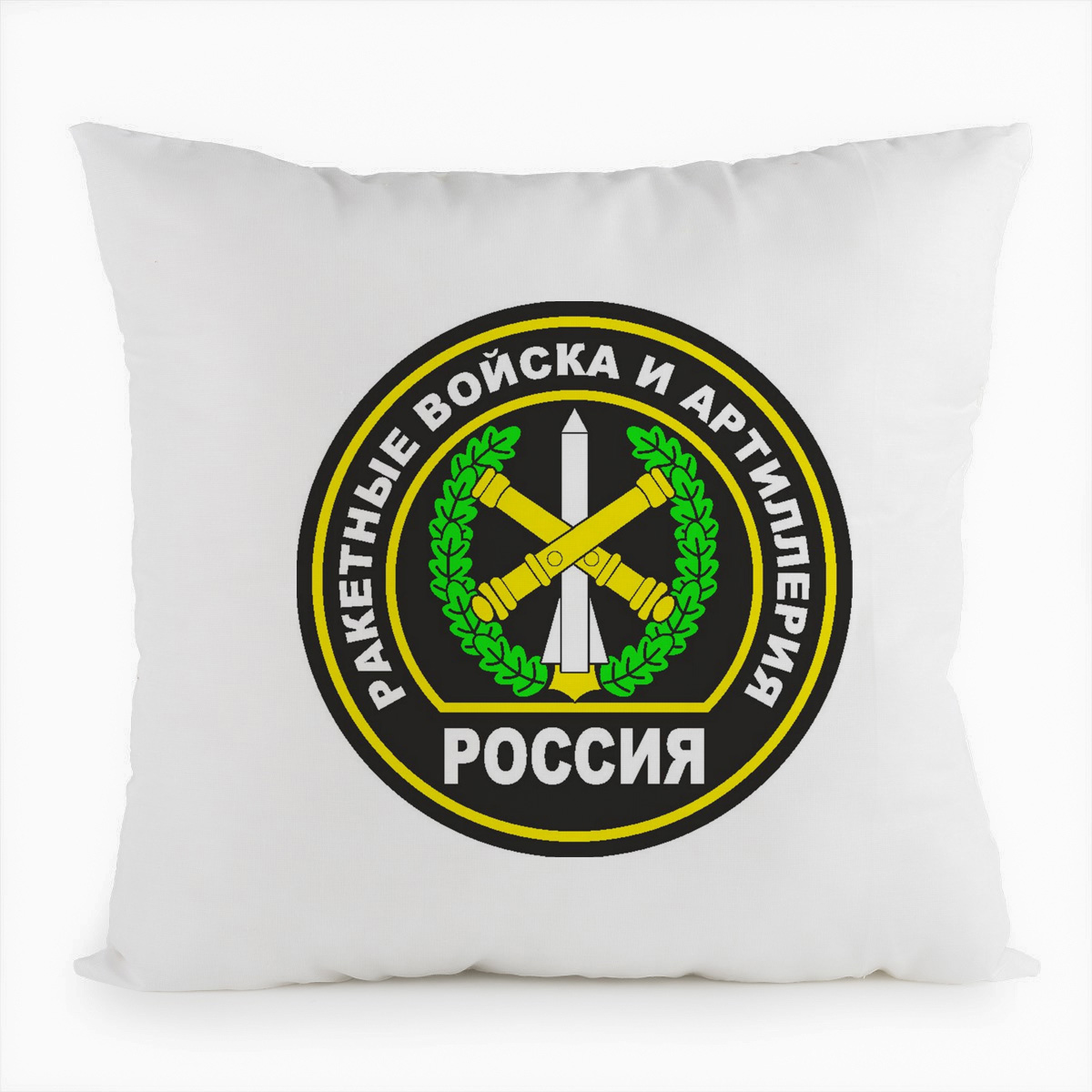 фото Подушка белая coolpodarok ракетные войска и артилерия
