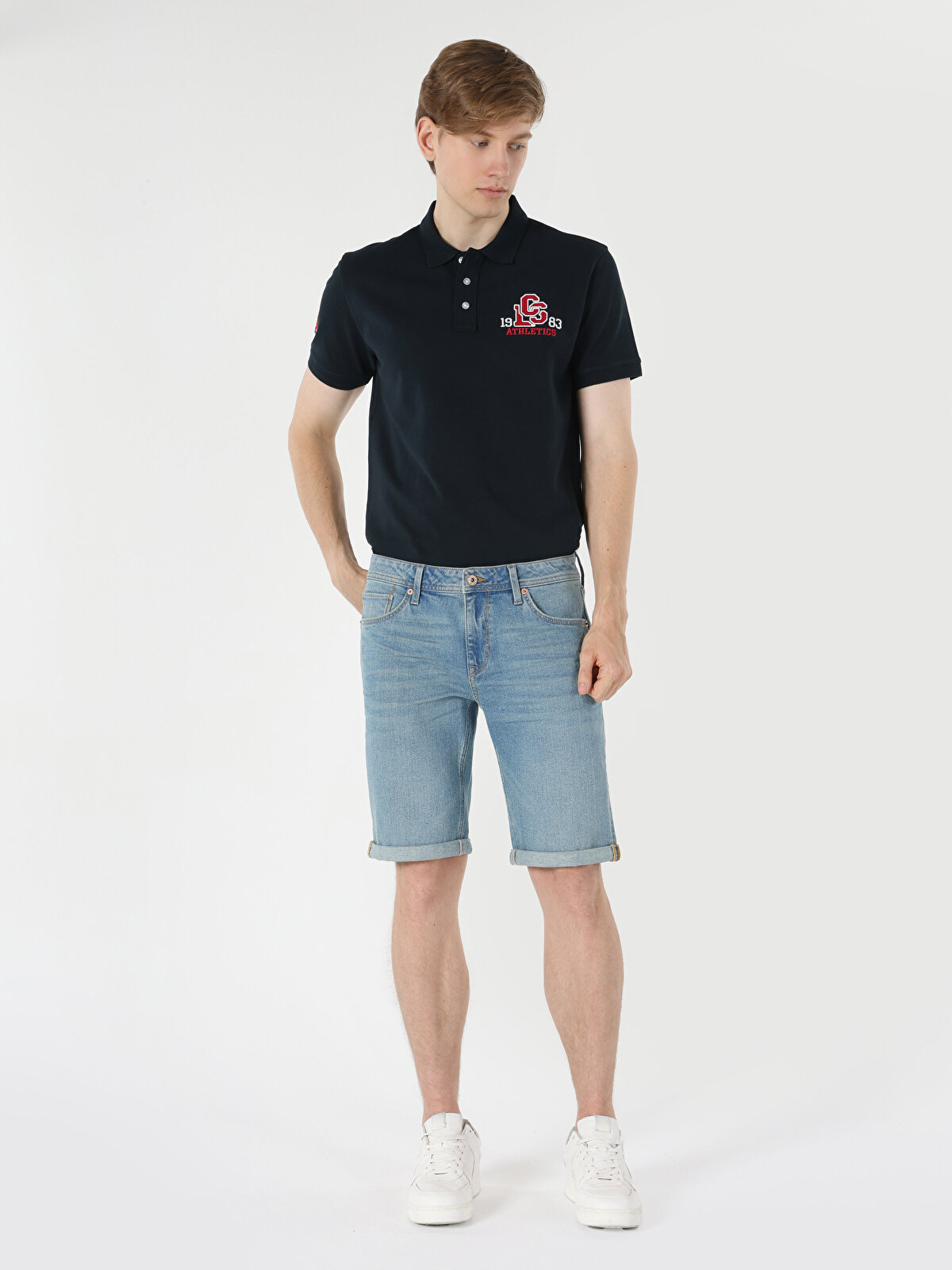 

Шорты мужские Colin's CL1063583_Q1.V1_DN09019 голубые L, Голубой, CL1063583_Q1.V1_DN09019