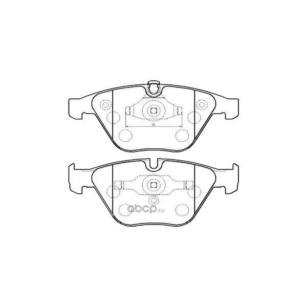 

Тормозные колодки HSB дисковые hp9536