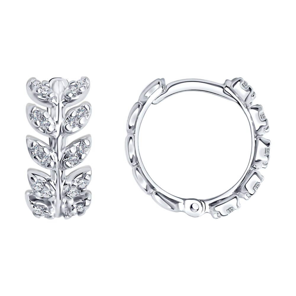 

Серьги из серебра SOKOLOV 94026740, фианит, 94026740