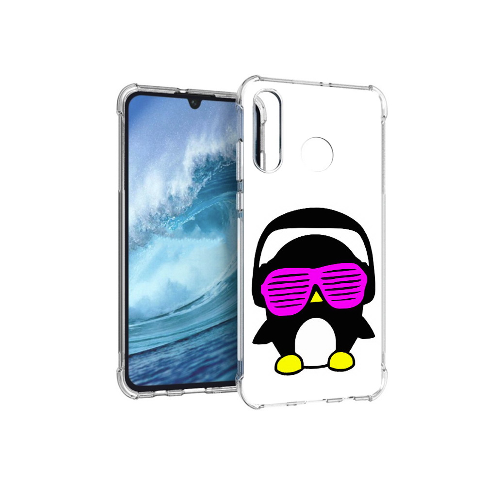 

Чехол MyPads Tocco для Huawei P30 Lite пингвин, Прозрачный, Tocco