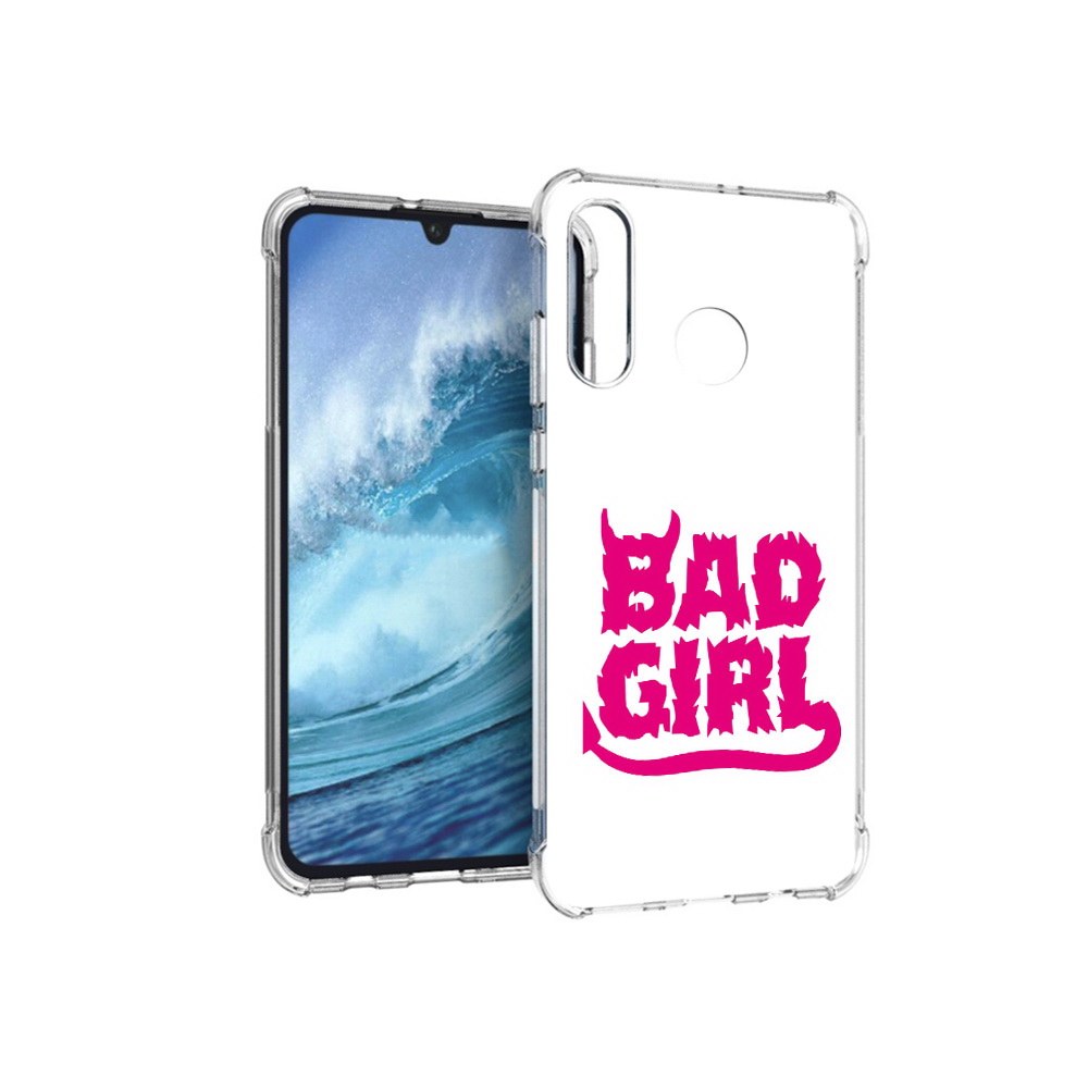 

Чехол MyPads Tocco для Huawei P30 Lite плохая девочка, Прозрачный, Tocco