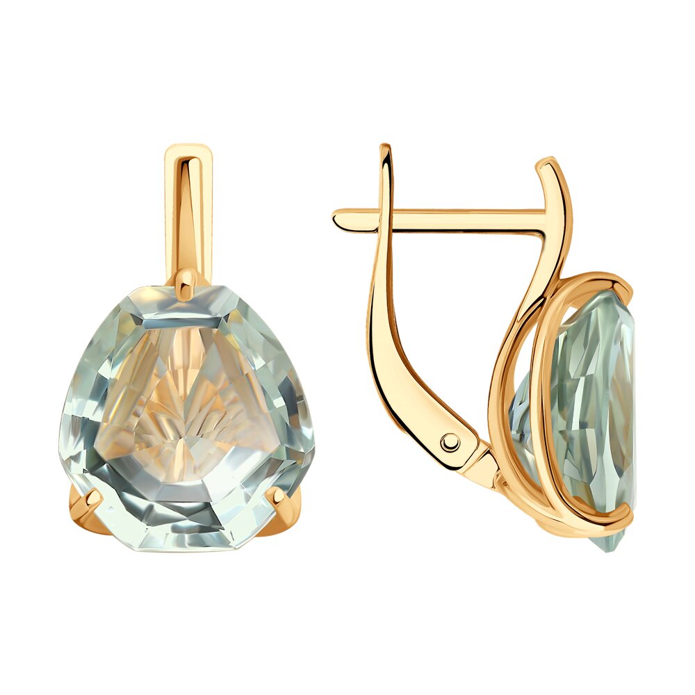 

Серьги из красного золота SOKOLOV 728467, аметист, 728467