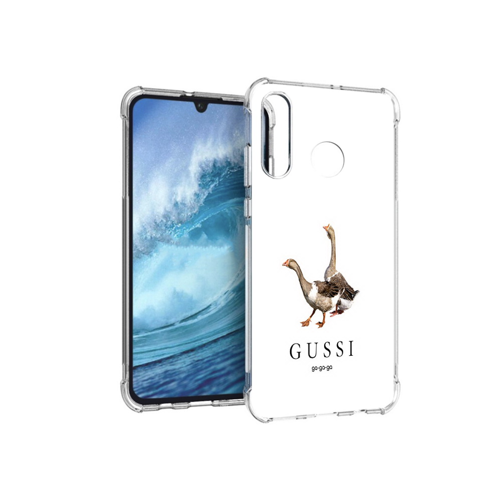 

Чехол MyPads Tocco для Huawei P30 Lite Гусси бренд, Прозрачный, Tocco