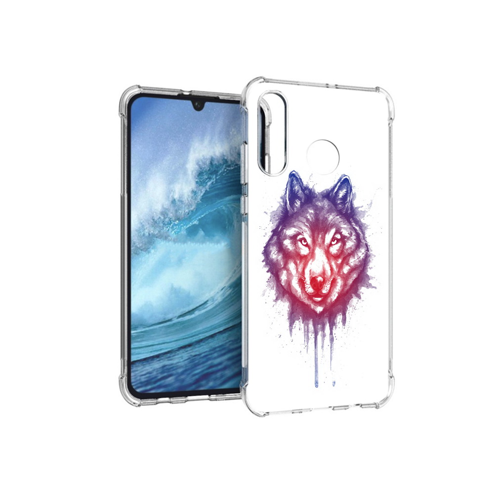 

Чехол MyPads Tocco для Huawei P30 Lite пушистый волк, Прозрачный, Tocco