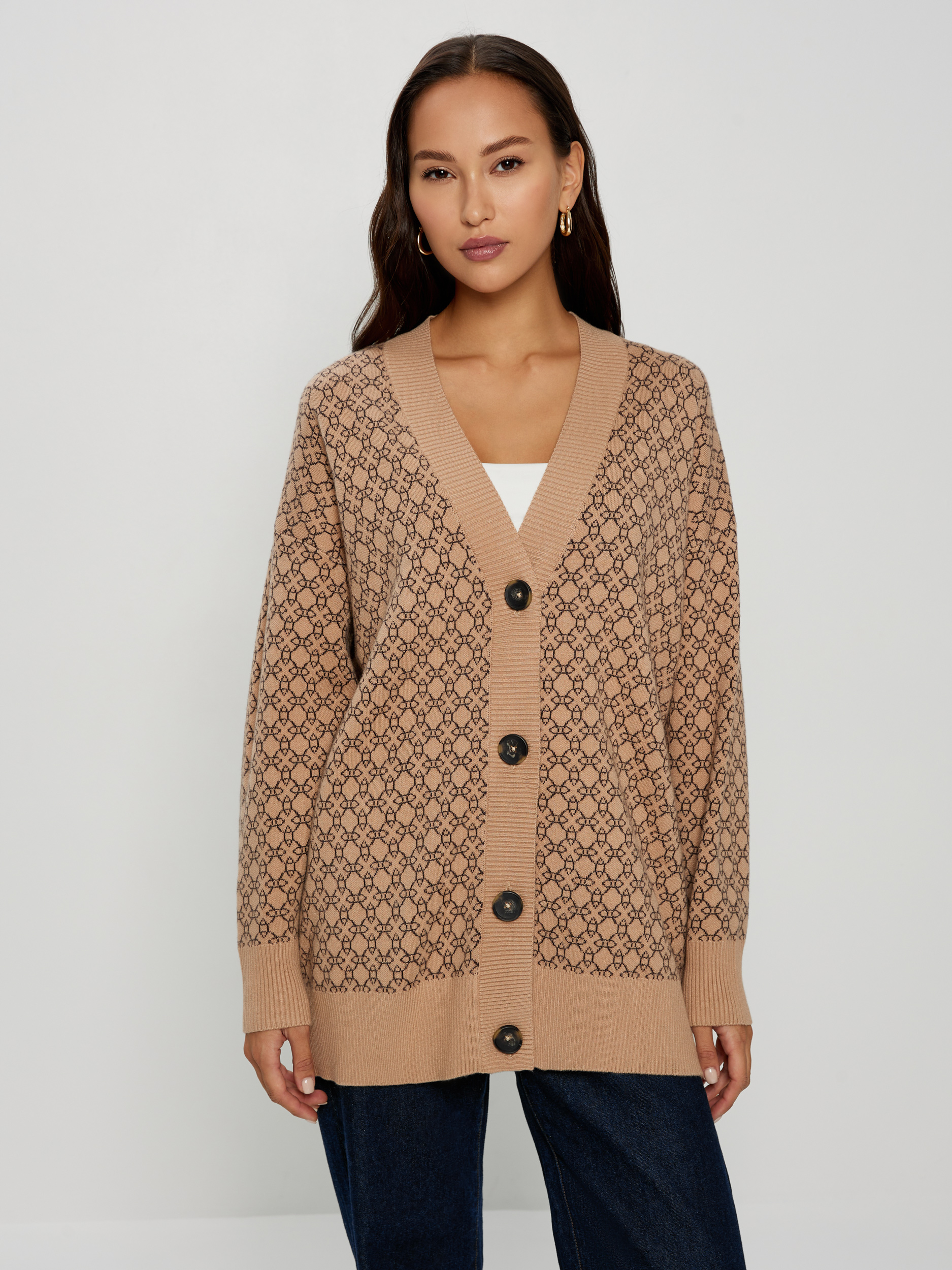 

Кардиган женский ZARINA 2368645845-236 бежевый L, 2368645845-236