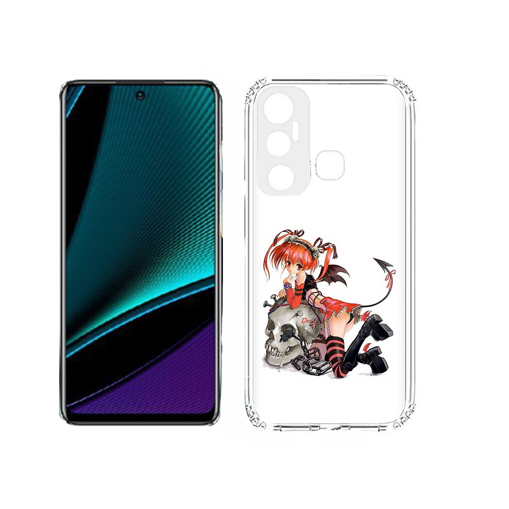 

Чехол MyPads Tocco для Infinix Hot 11s аниме, Прозрачный, Tocco