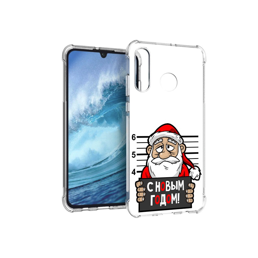 

Чехол MyPads Tocco для Huawei P30 Lite ДМ с новым годом заключенный, Прозрачный, Tocco
