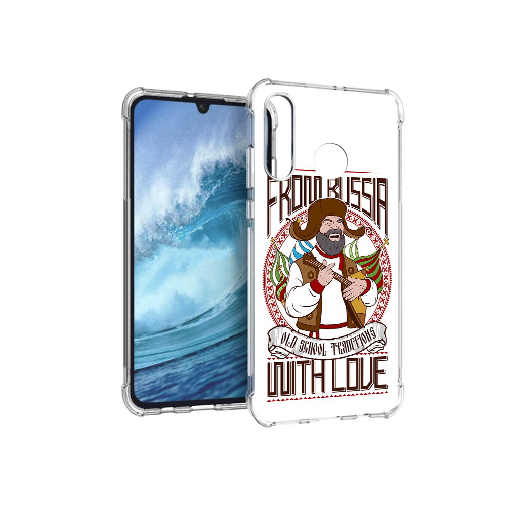 

Чехол MyPads Tocco для Huawei P30 Lite русский мужчина, Прозрачный, Tocco