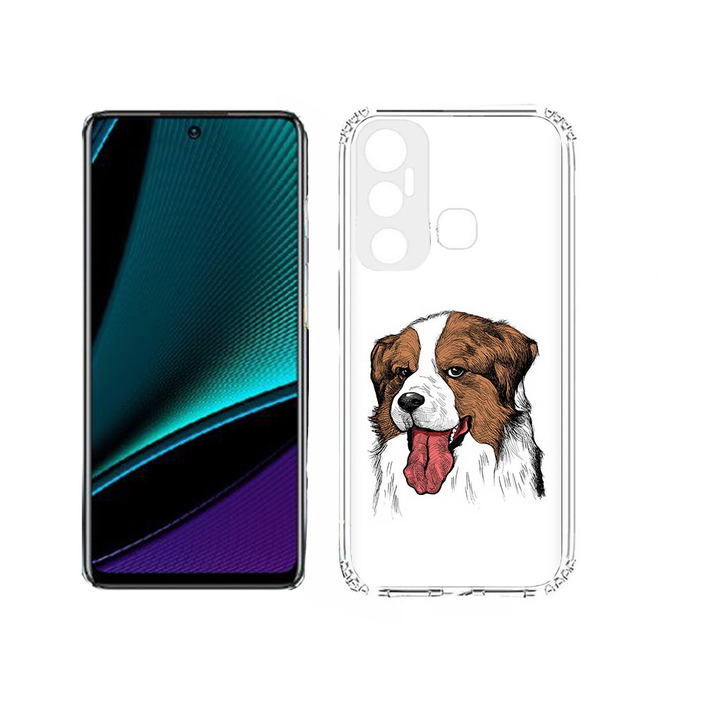

Чехол MyPads Tocco для Infinix Hot 11s бетховен, Прозрачный, Tocco