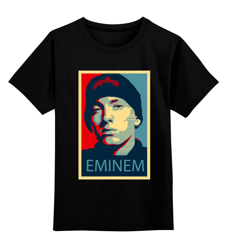 

Футболка детская Printio Эминем (eminem) цв. черный р. 116, Эминем (eminem)