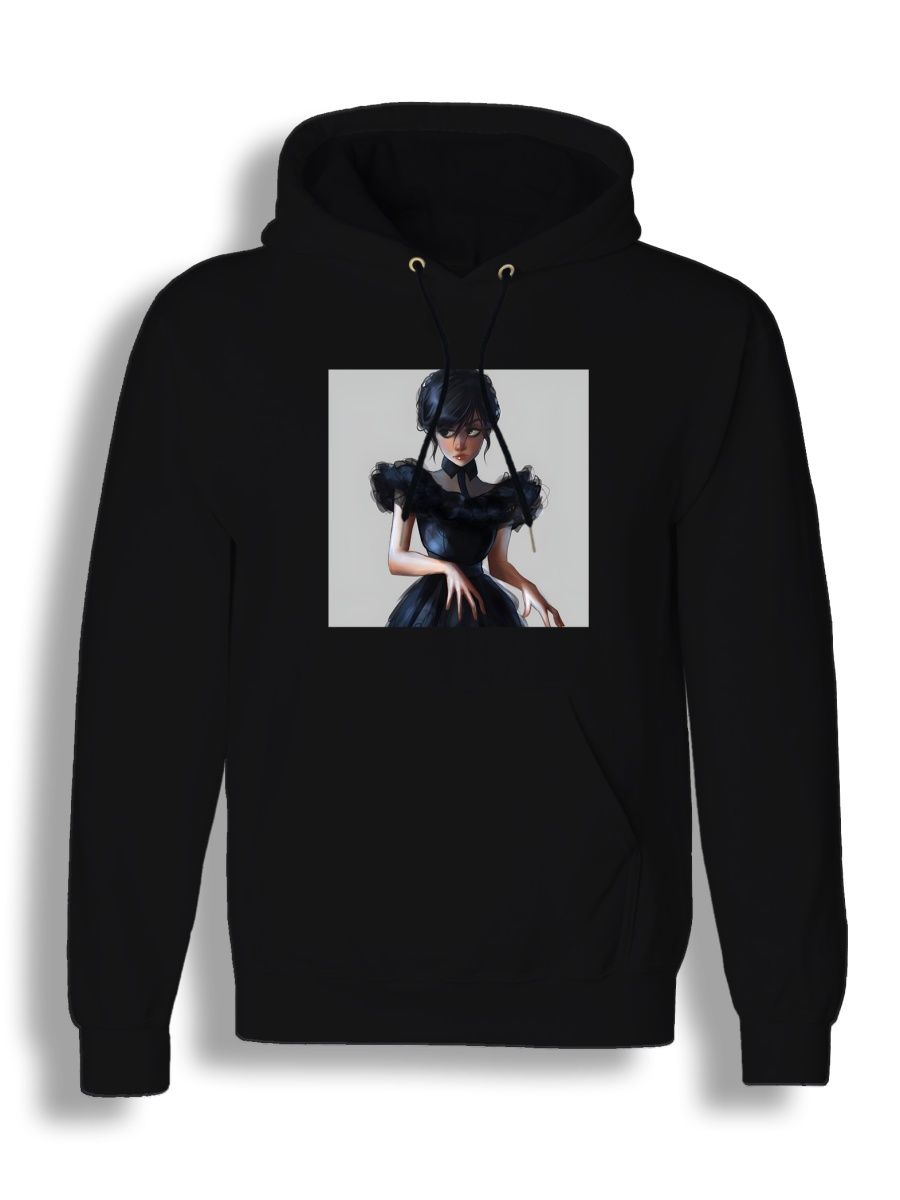 

Худи унисекс СувенирShop Wednesday/Уэнсдэй/Венсдей 49 черное 3XL, Черный, "Wednesday/Уэнсдэй/Венсдей" 49