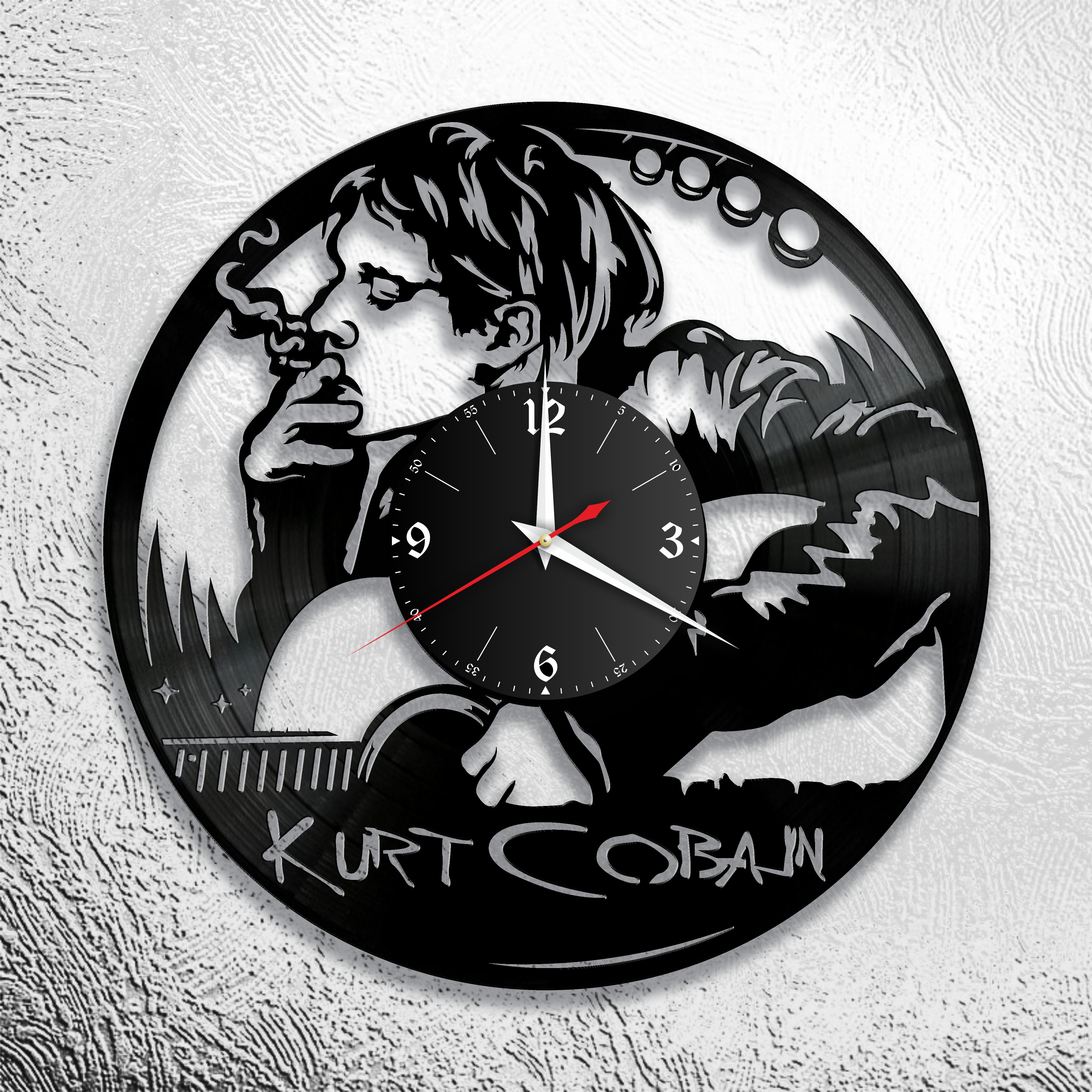 

Настенные часы из виниловой пластинки Nirvana ver.1, Nirvana 6