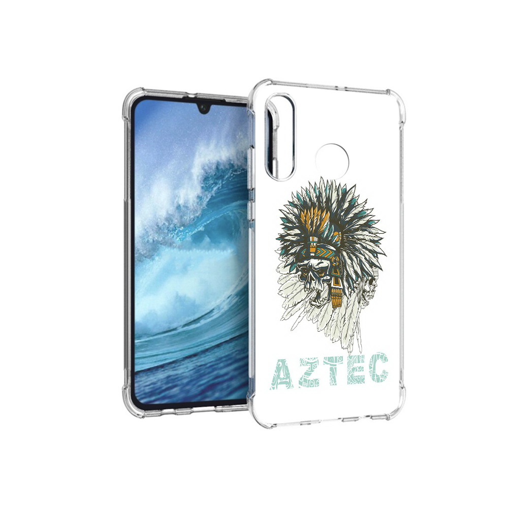 Чехол MyPads Tocco для Huawei P30 Lite скелет индеец