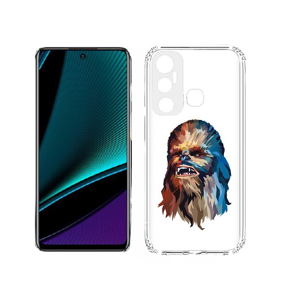 

Чехол MyPads Tocco для Infinix Hot 11s star wars звездные войны, Прозрачный, Tocco