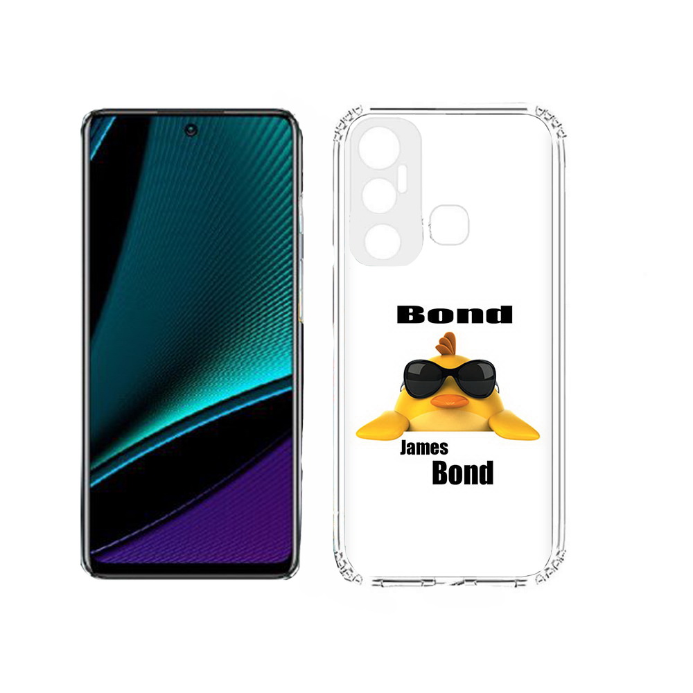 

Чехол MyPads Tocco для Infinix Hot 11s бонд, Прозрачный, Tocco