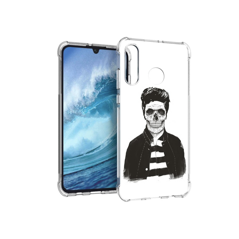 

Чехол MyPads Tocco для Huawei P30 Lite скелет, Прозрачный, Tocco