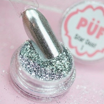 

Набор, Puf, Пигмент Star Dust №01, 3 шт.