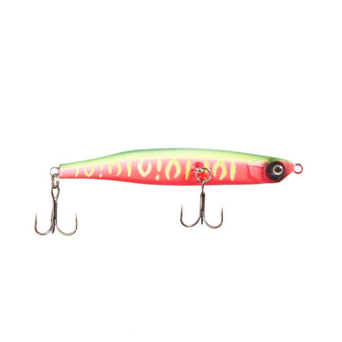 

Воблер Namazu Iron minnow, 90 мм, 6 г, минноу, плавающий (0-0.5 м), цвет 9, Розовый;желтый