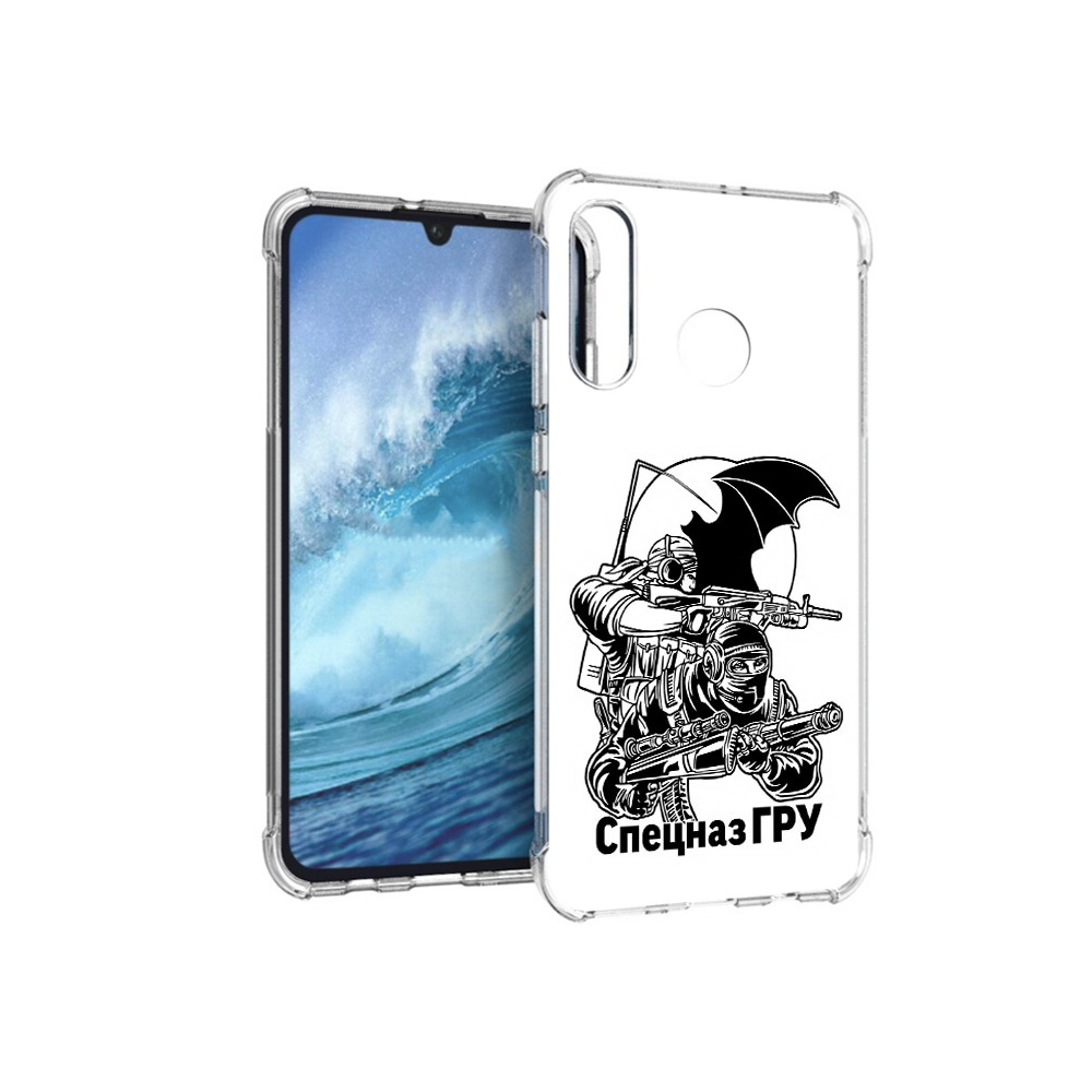 

Чехол MyPads Tocco для Huawei P30 Lite спецназ гру, Прозрачный, Tocco