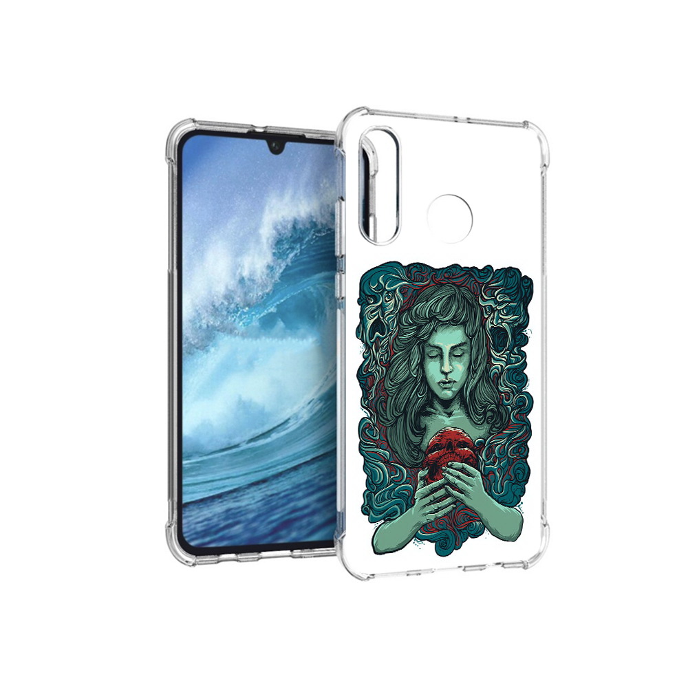 

Чехол MyPads Tocco для Huawei P30 Lite спящая девушка, Прозрачный, Tocco