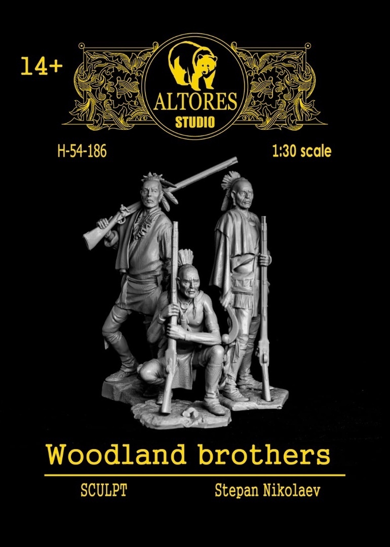 

Набор фигурок для сборки ALTORES Studio Лесные братья F-54-186