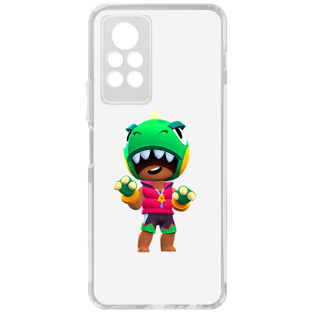 

Чехол-накладка Brawl Stars-Дино Леон для Infinix Note 11 Pro, Прозрачный