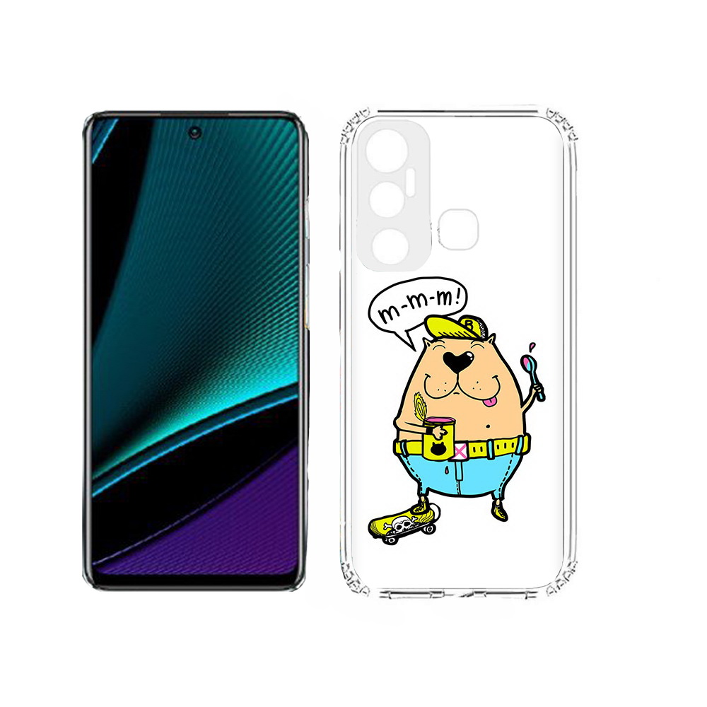 

Чехол MyPads Tocco для Infinix Hot 11s Бобр, Прозрачный, Tocco