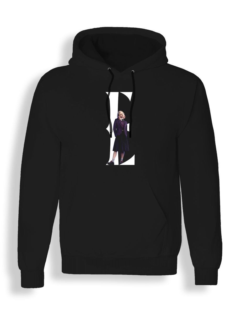 

Худи унисекс СувенирShop Wednesday/Уэнсдэй/Венсдей 13 черное 4XL, "Wednesday/Уэнсдэй/Венсдей" 13