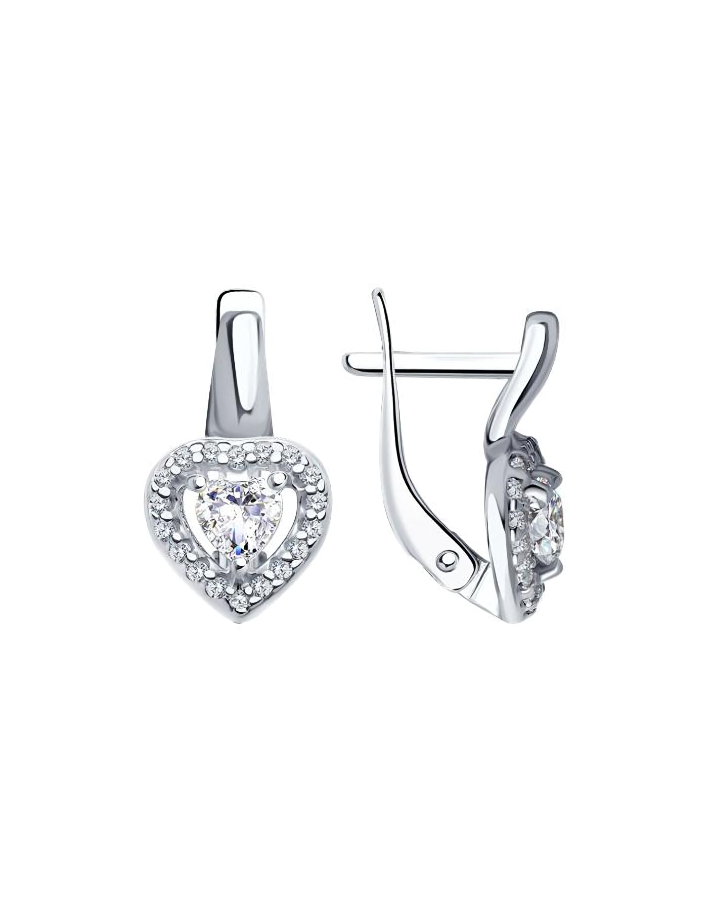 

Серьги из серебра TEO MAORI 894025670, фианит, 894025670