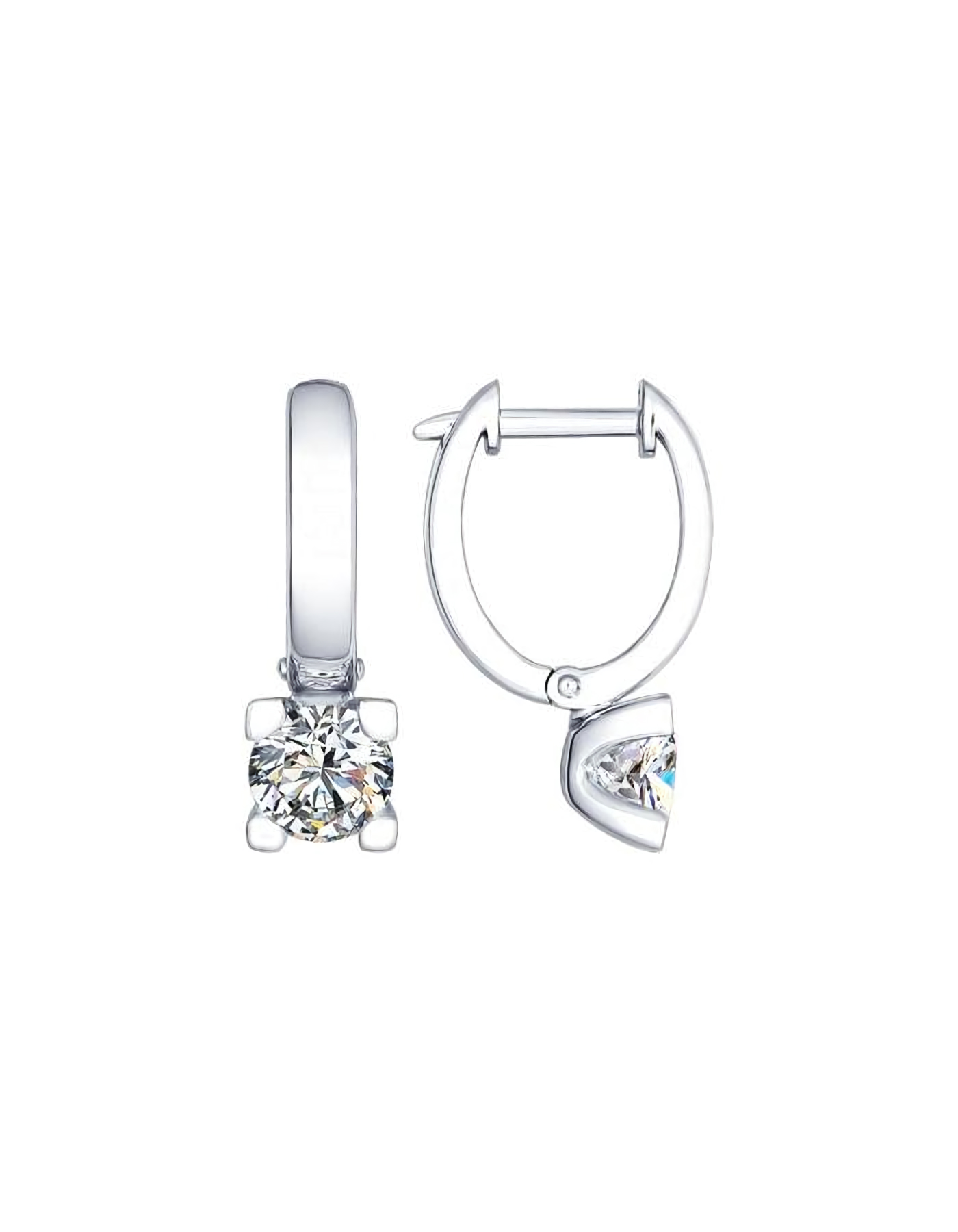 

Серьги из серебра TEO MAORI 894025672, фианит, 894025672