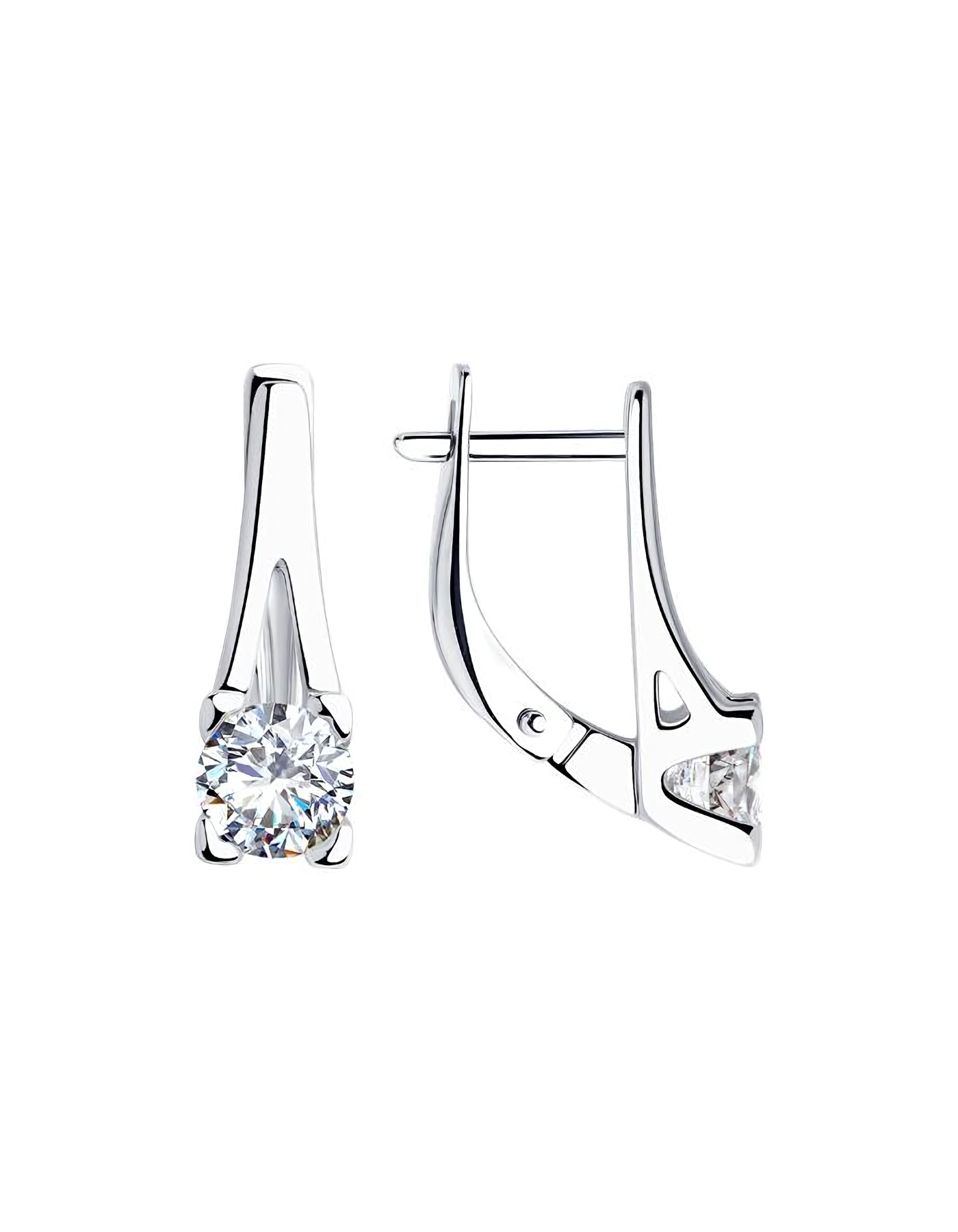 

Серьги из серебра TEO MAORI 894025675, фианит, 894025675