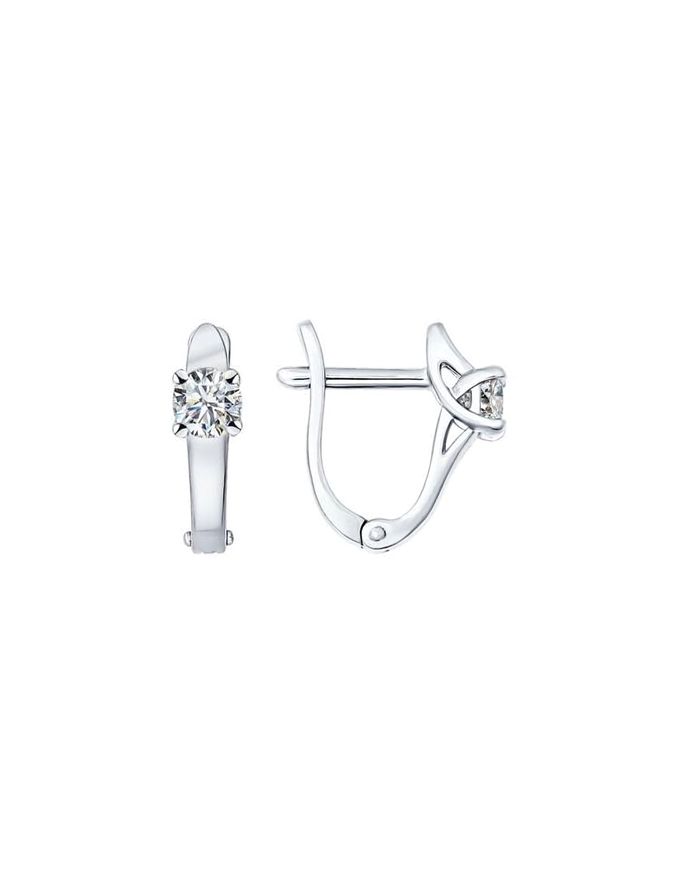

Серьги из серебра TEO MAORI 894025676, фианит, 894025676
