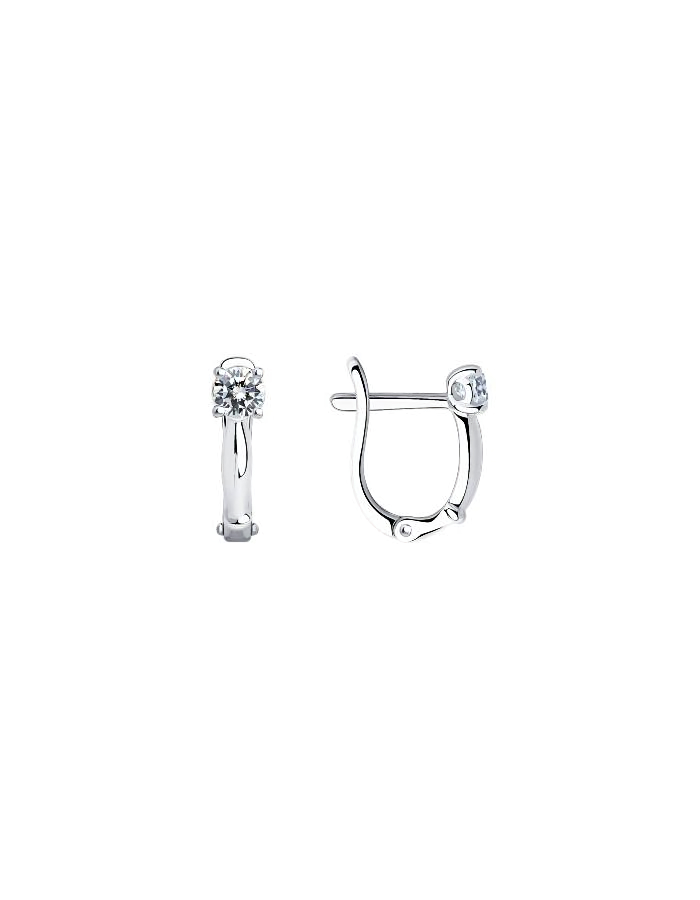 

Серьги из серебра TEO MAORI 894025677, фианит, 894025677