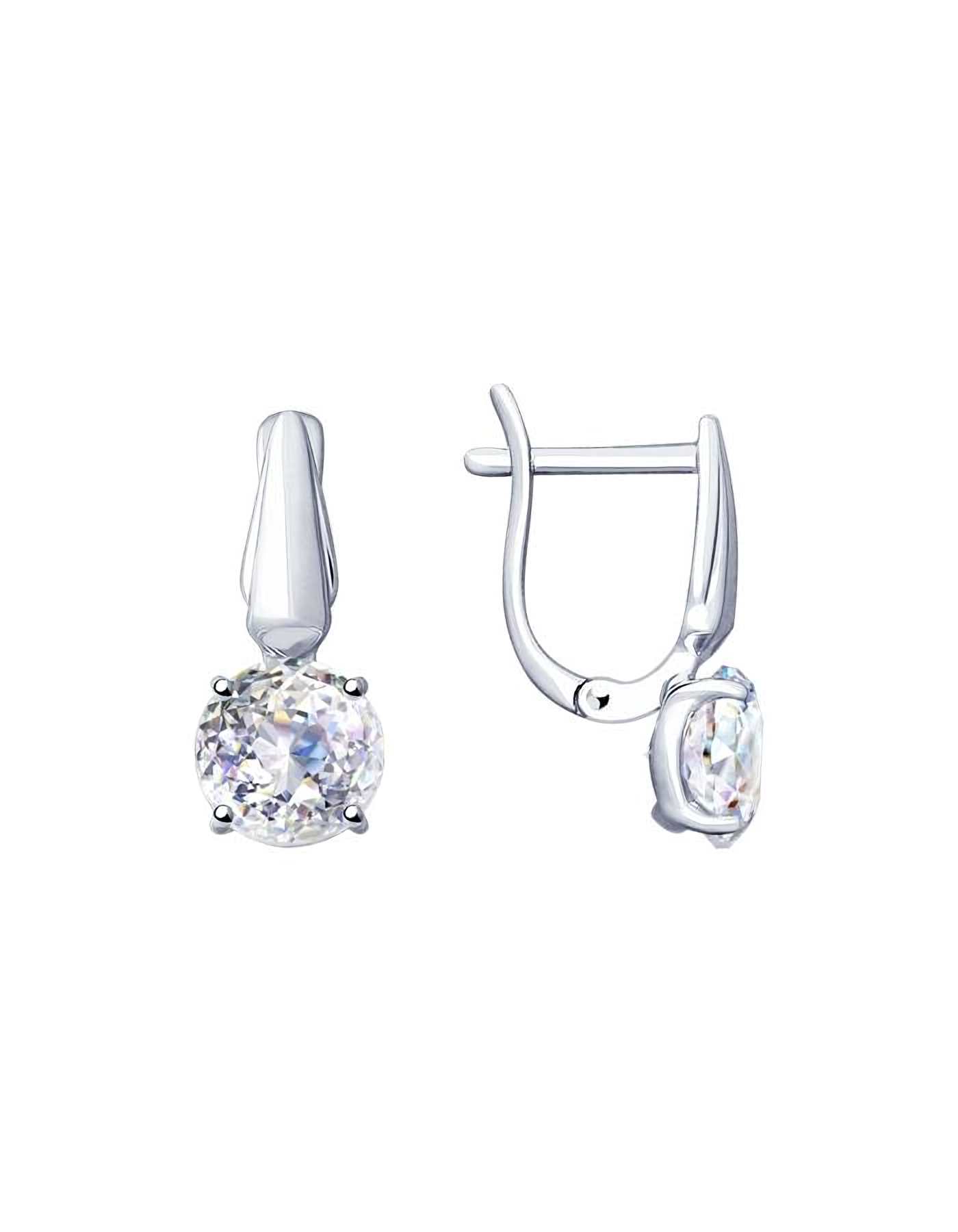 

Серьги из серебра TEO MAORI 894025684, фианит, 894025684