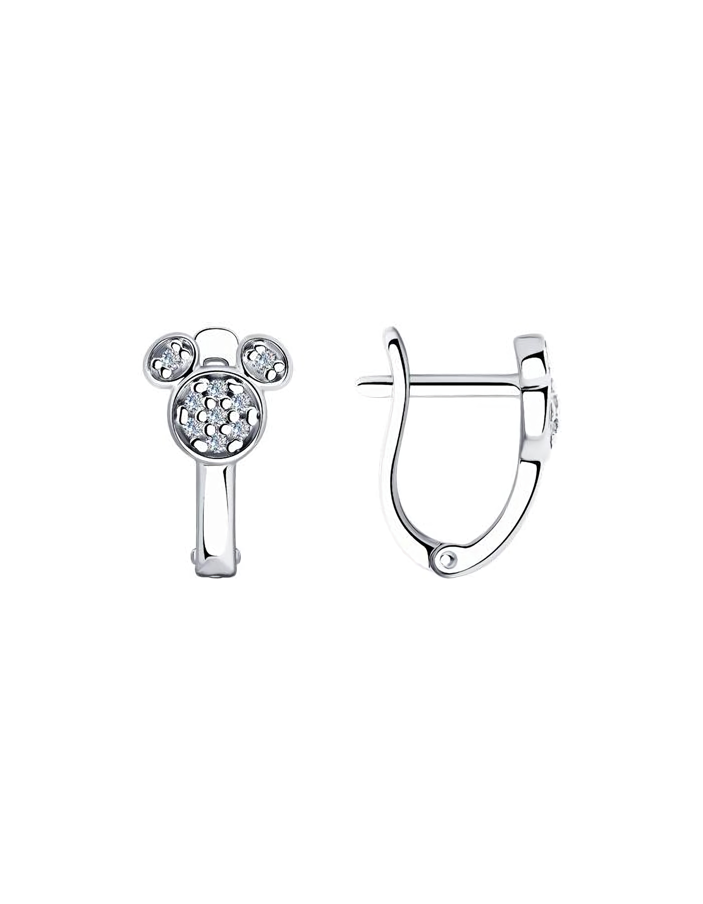 

Серьги из серебра TEO MAORI 894025700, фианит, 894025700