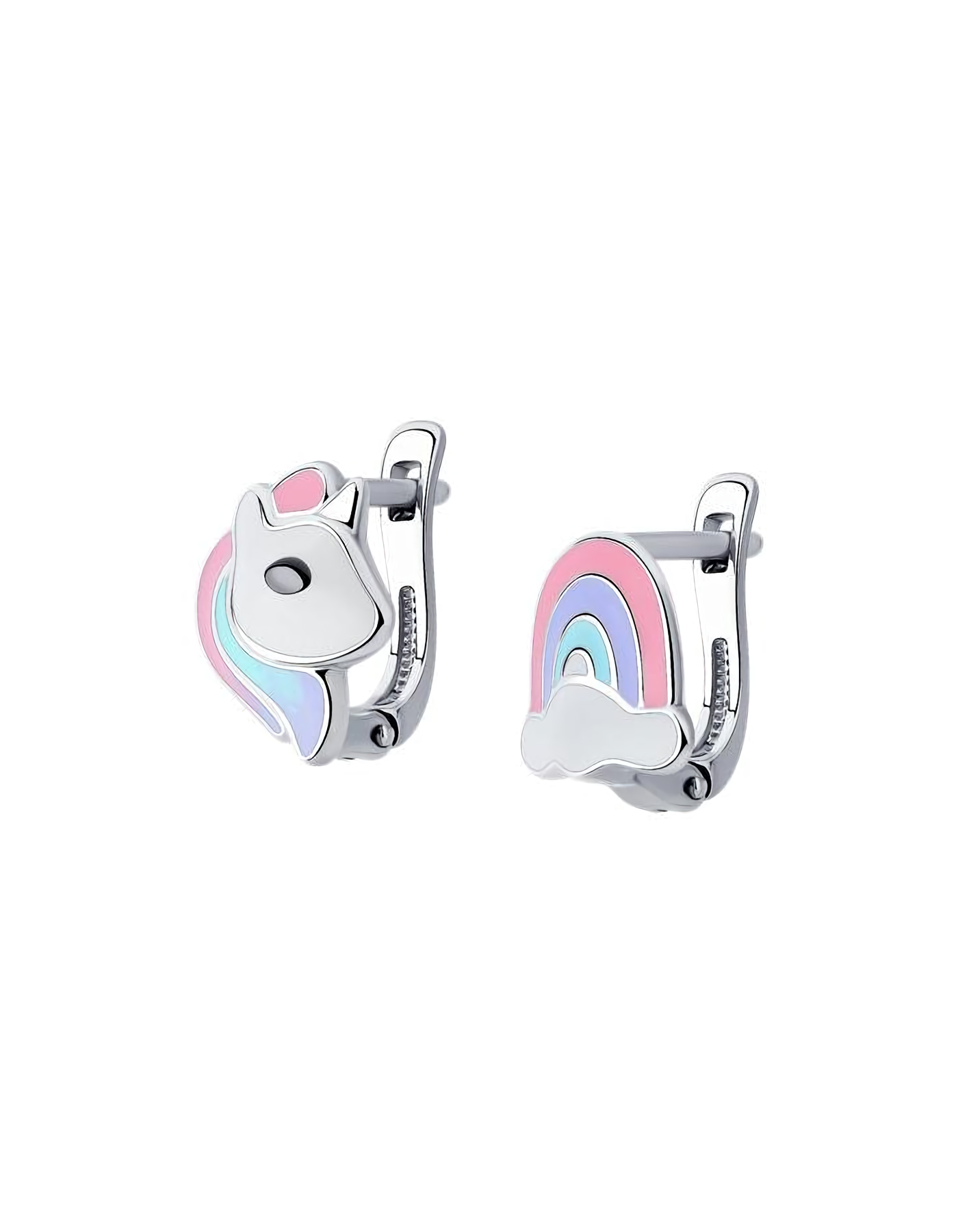 

Серьги из серебра TEO MAORI 894025751, эмаль, 894025751