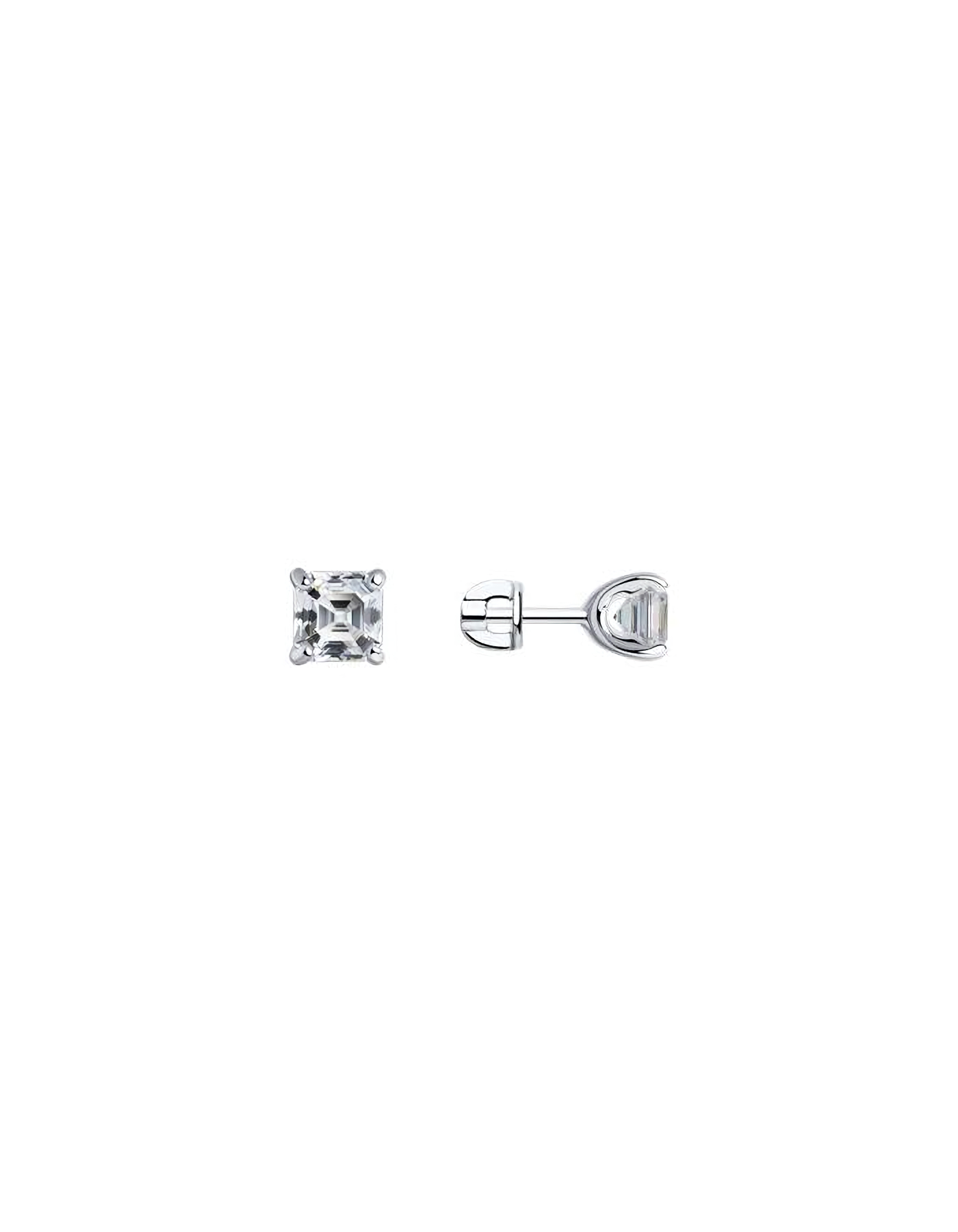 

Серьги пусеты из серебра TEO MAORI 894025752, фианит, 894025752