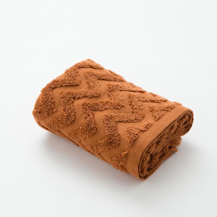 

Полотенце махровое LoveLife Zig-Zag 70*130 см, цв. корица,100% хл, 360 гр/м2