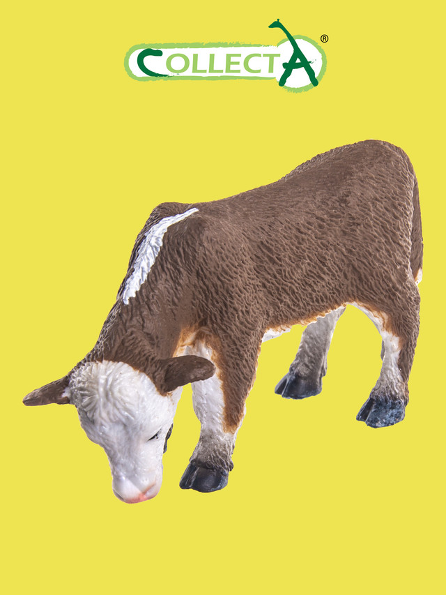 Фигурка животного Collecta, Херефордский теленок фигурка животного фризский теленок