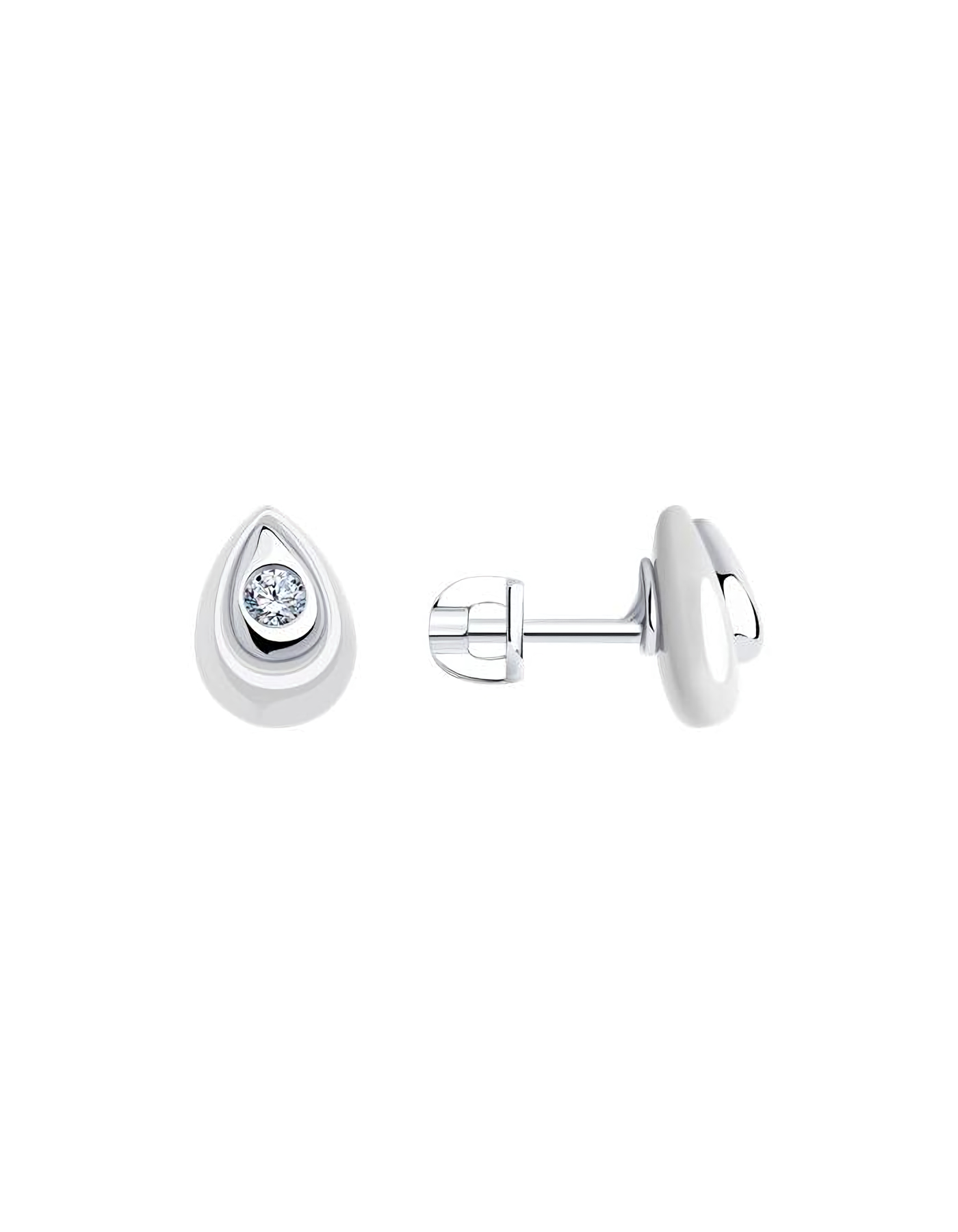 

Серьги пусеты из серебра TEO MAORI 894025776, керамика, 894025776