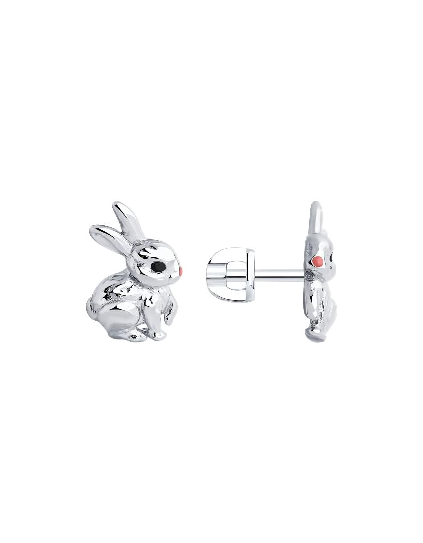 

Серьги пусеты из серебра TEO MAORI 894025918, эмаль, 894025918