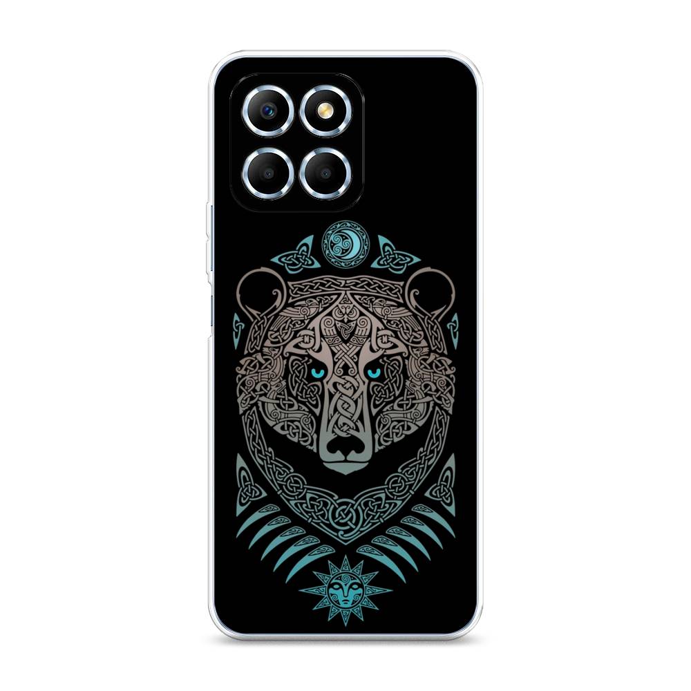 

Чехол Awog 6109550-2 для Huawei X6 "Кельтский медведь", Черный;серый, 6109550-2