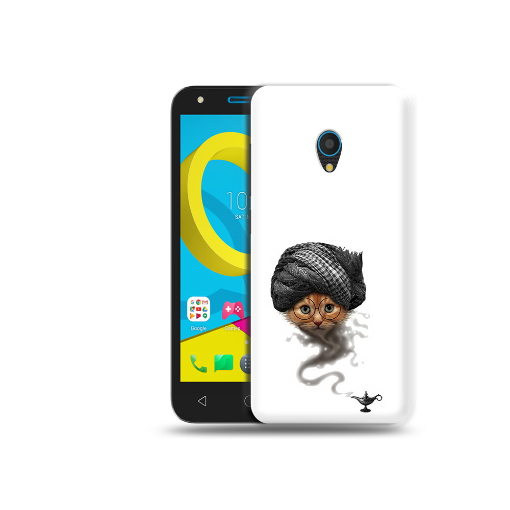 

Чехол MyPads Tocco для Alcatel U5 5047D кот джин (PT134046.676.398), Tocco