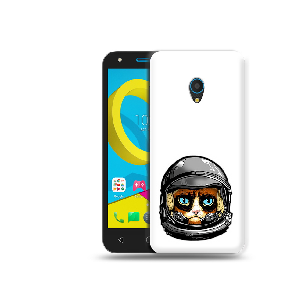 

Чехол MyPads Tocco для Alcatel U5 5047D кот космонавт (PT134046.676.400), Tocco