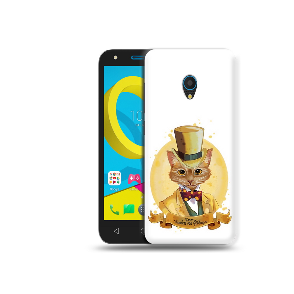 

Чехол MyPads Tocco для Alcatel U5 5047D кот юрист (PT134046.676.401), Tocco