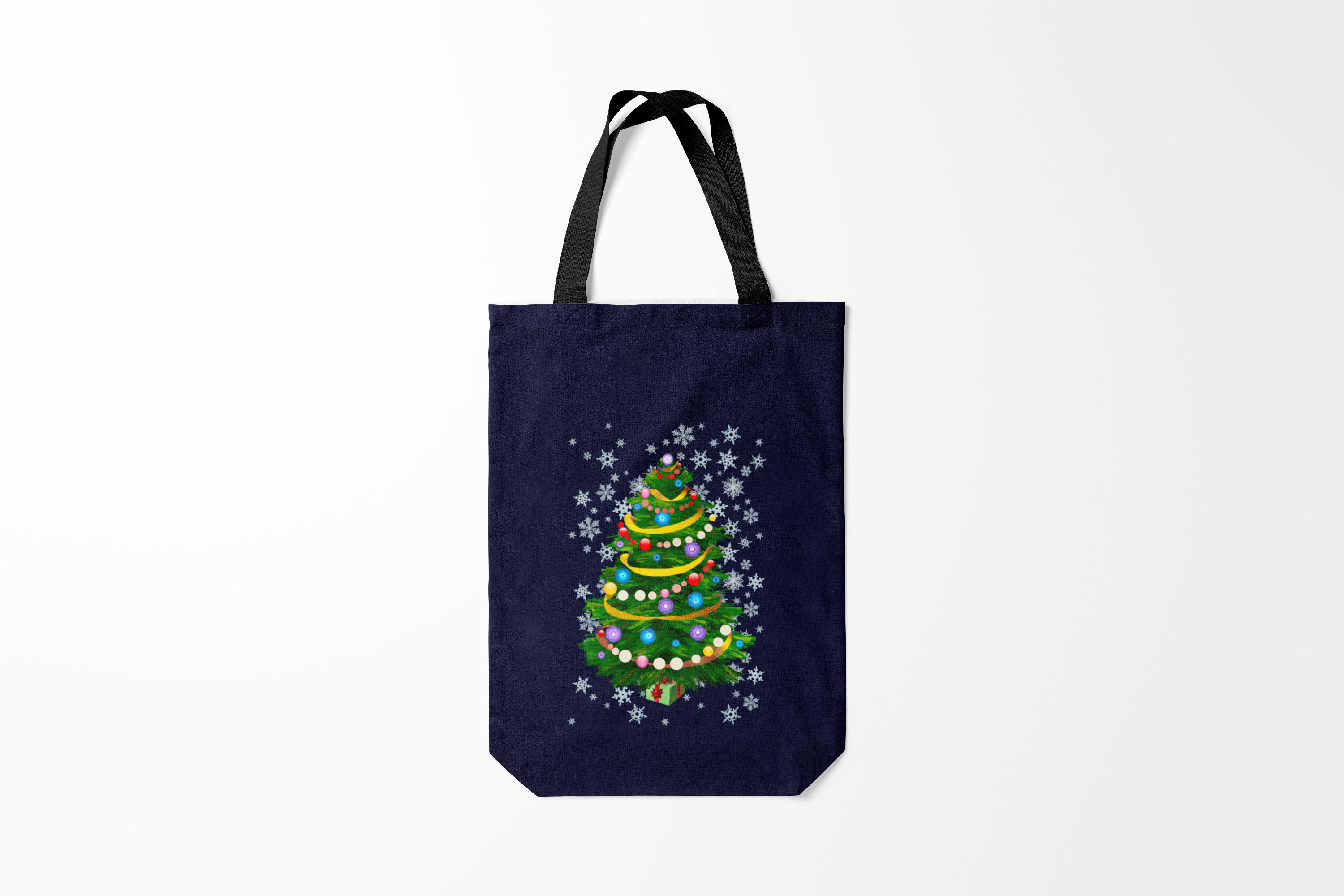 

Сумка шoппер унисекс Burnettie Новый год Новогодняя Елка, синий, Новый год Новогодняя Елка