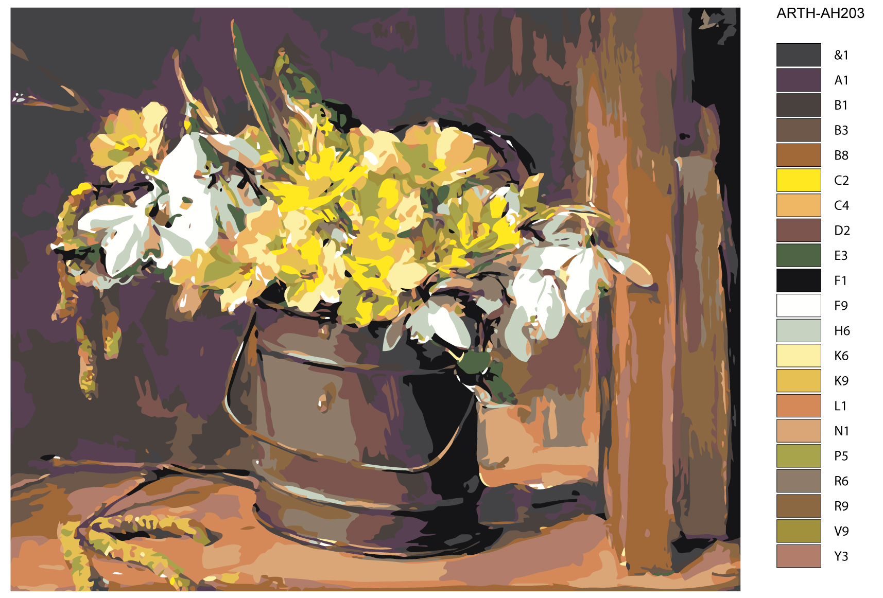 

Картина по номерам, Живопись по номерам, 72 х 90, ARTH-AH203, ARTH-AH203